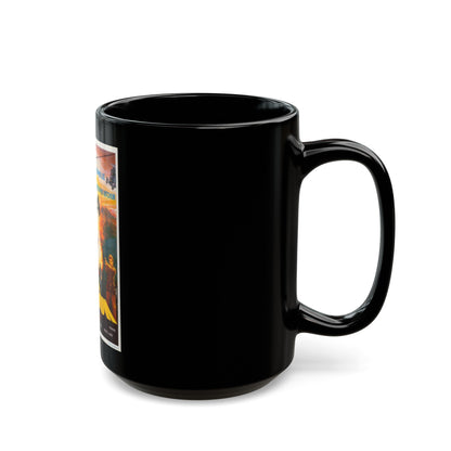 DARK MISSION 1988 Movie Poster - Black Coffee Mug-The Sticker Space