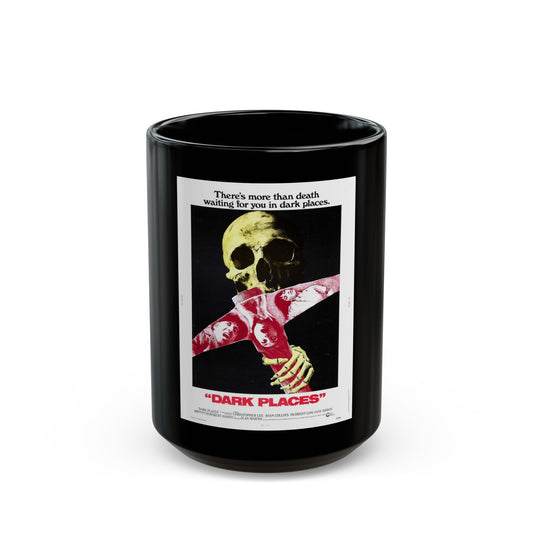 DARK PLACES 1974 Movie Poster - Black Coffee Mug-15oz-The Sticker Space