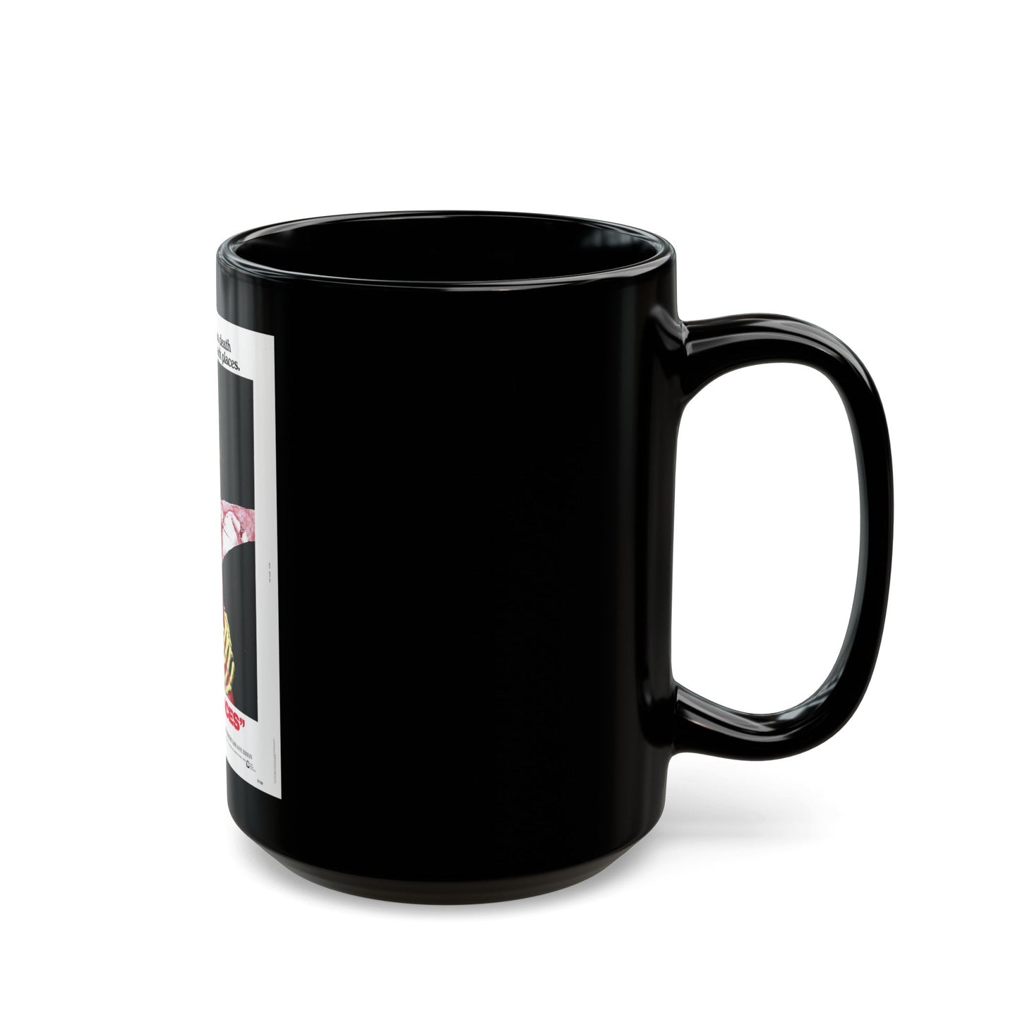 DARK PLACES 1974 Movie Poster - Black Coffee Mug-The Sticker Space