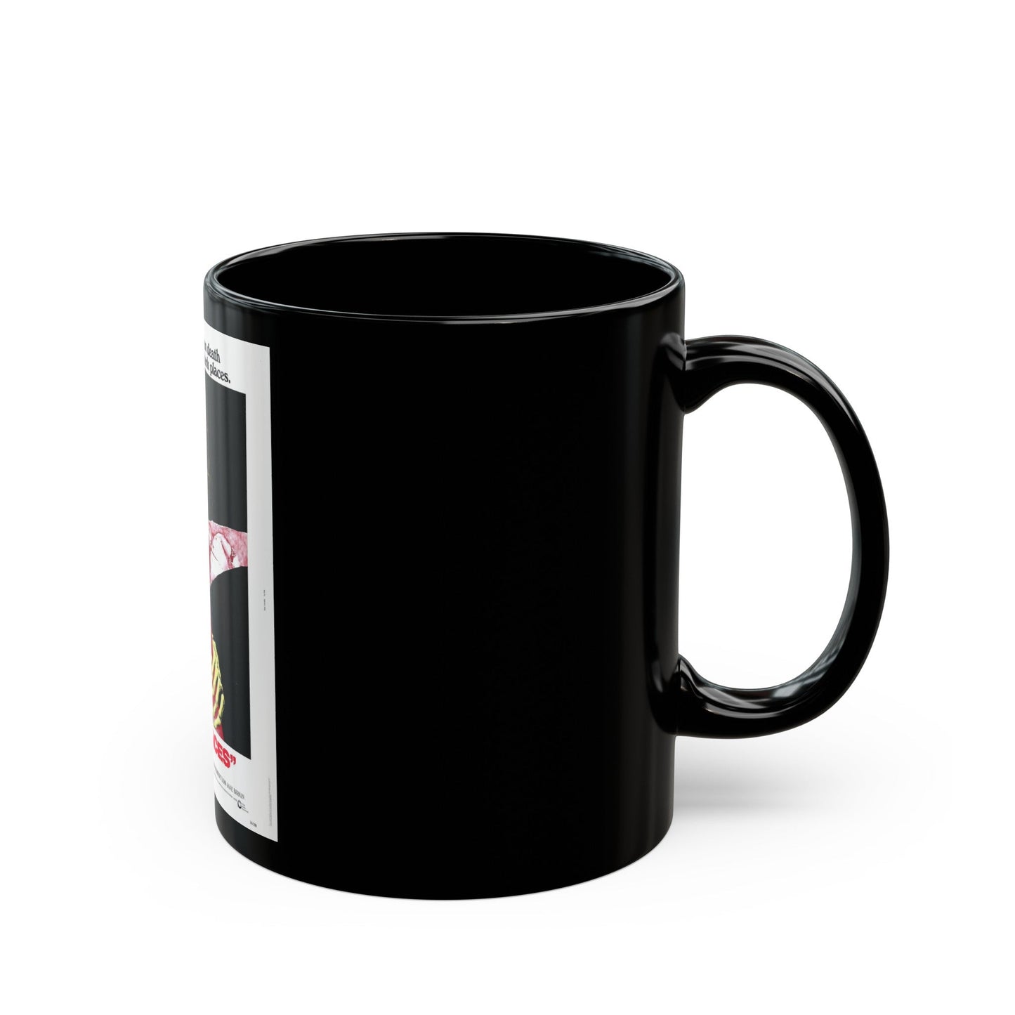 DARK PLACES 1974 Movie Poster - Black Coffee Mug-The Sticker Space