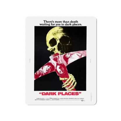 DARK PLACES 1974 Movie Poster - Refrigerator Magnet 2 Inch - The Sticker Space
