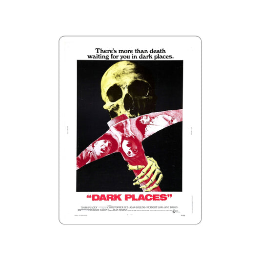 DARK PLACES 1974 Movie Poster STICKER Vinyl Die-Cut Decal-2 Inch-The Sticker Space