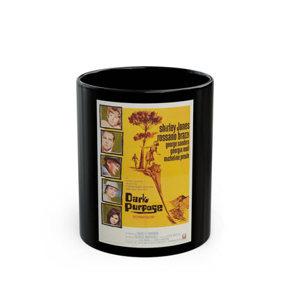 DARK PURPOSE 1964 Movie Poster - Black Coffee Mug-11oz-The Sticker Space