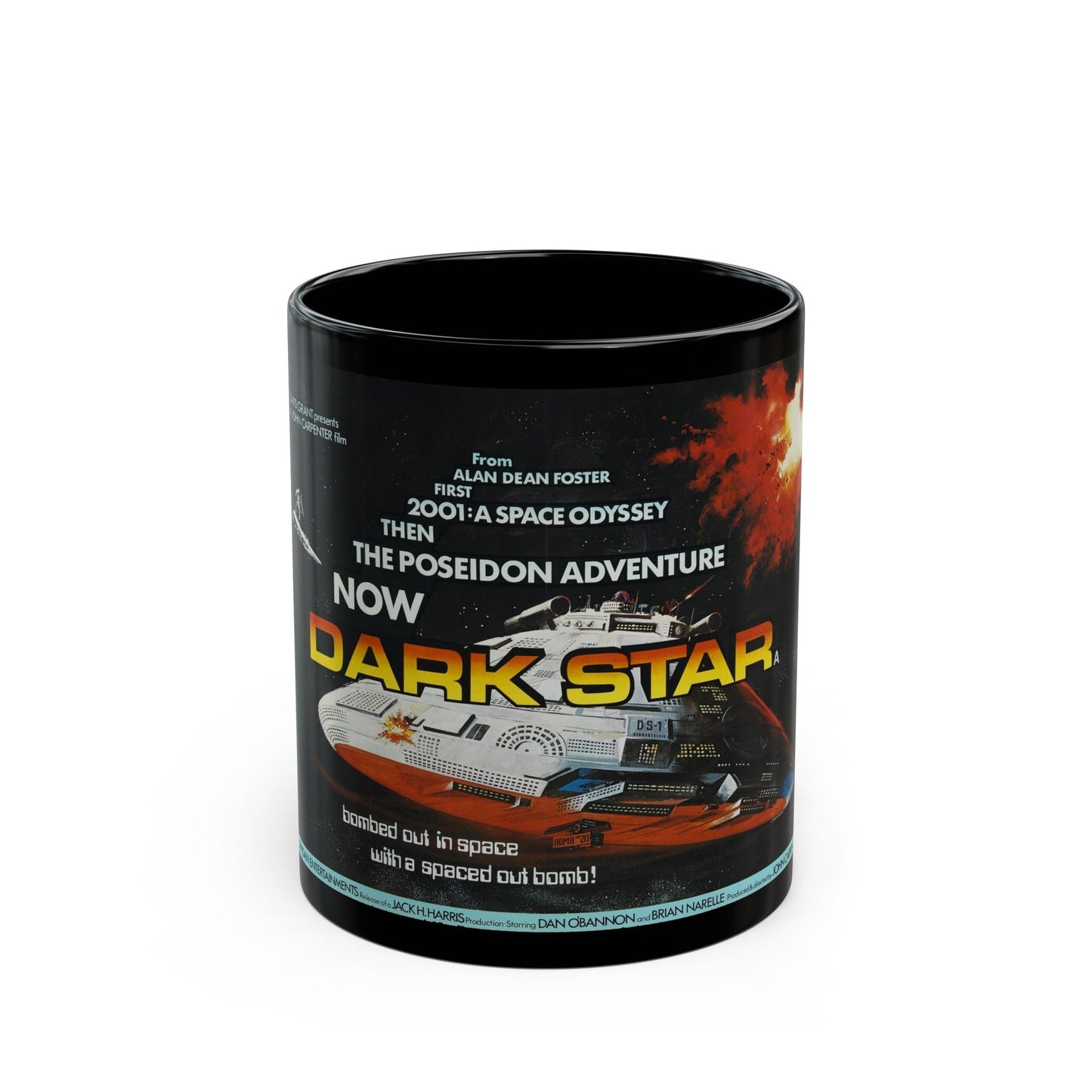 DARK STAR 1974 Movie Poster - Black Coffee Mug-11oz-The Sticker Space