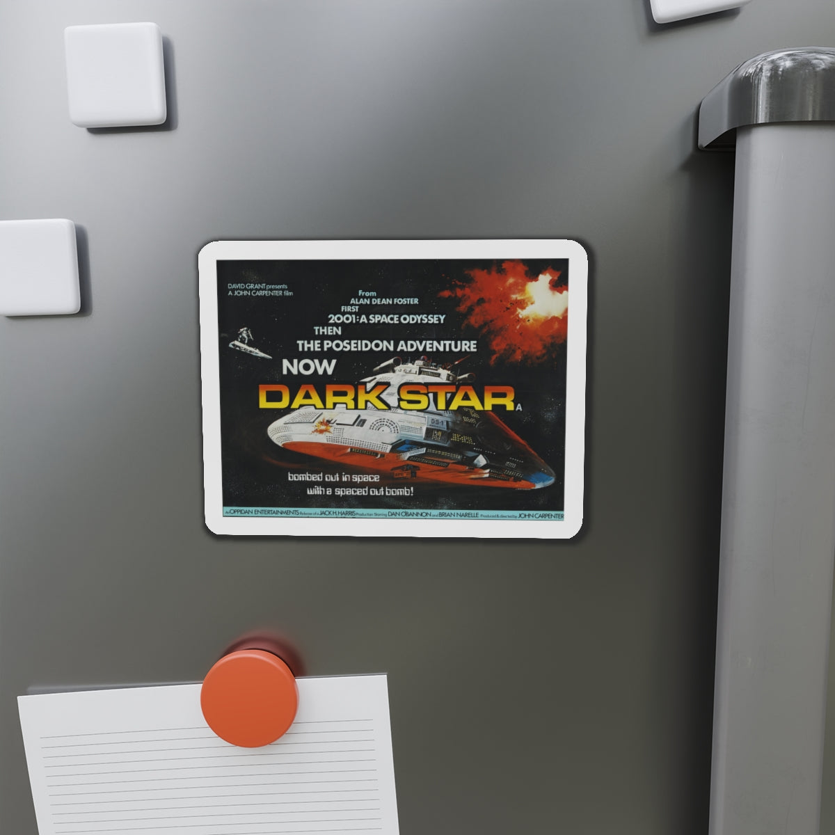 DARK STAR 1974 Movie Poster - Die-Cut Magnet-The Sticker Space