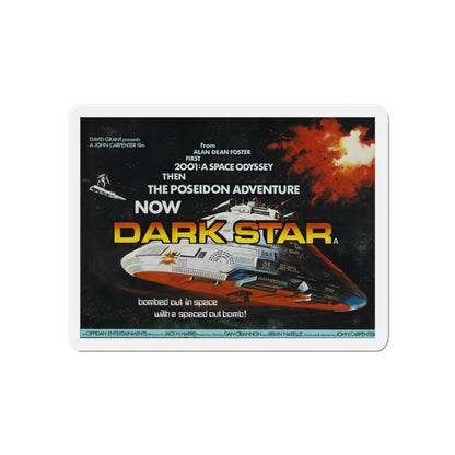 DARK STAR 1974 Movie Poster - Die-Cut Magnet-6 × 6"-The Sticker Space