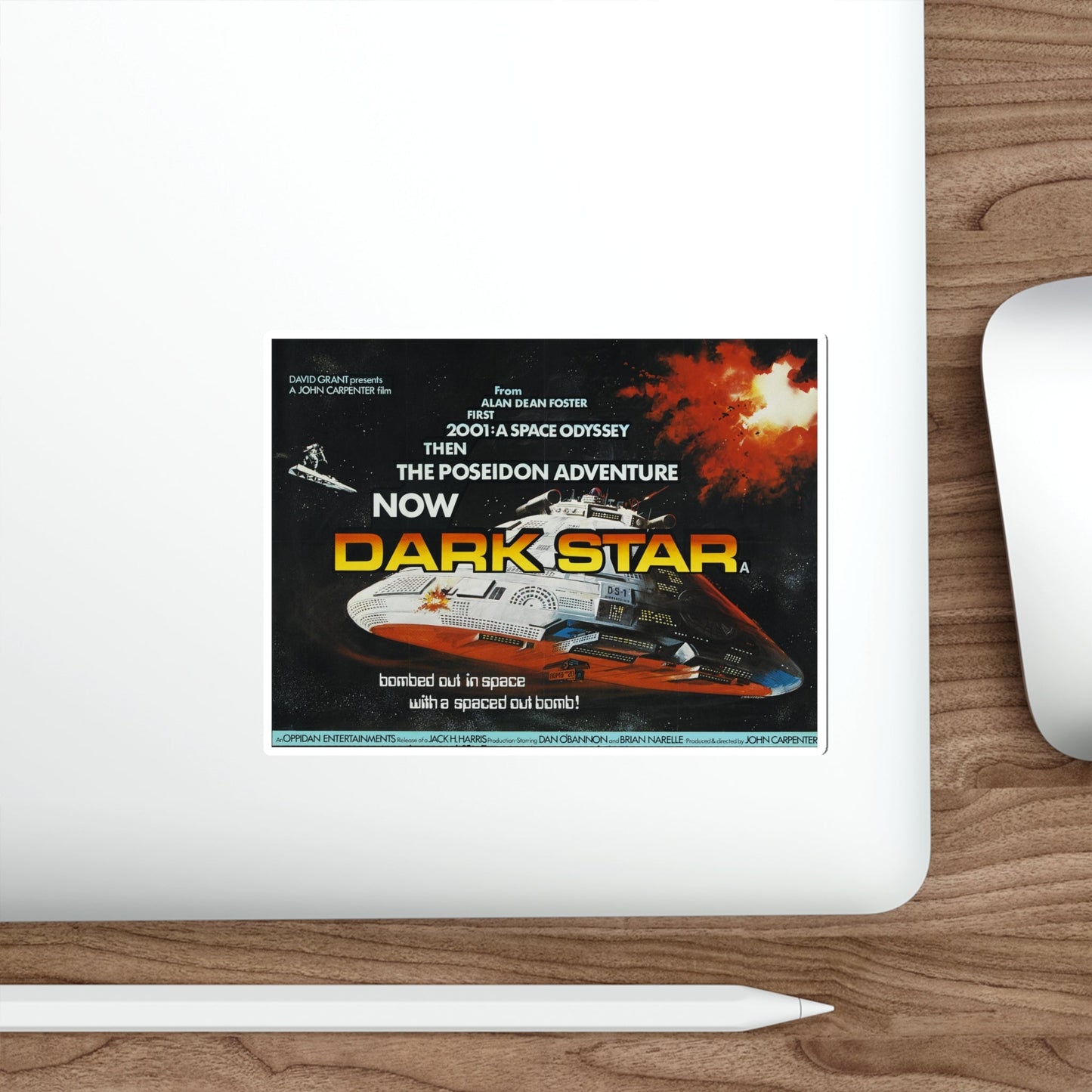 DARK STAR 1974 Movie Poster STICKER Vinyl Die-Cut Decal-The Sticker Space