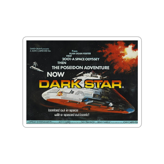 DARK STAR 1974 Movie Poster STICKER Vinyl Die-Cut Decal-2 Inch-The Sticker Space