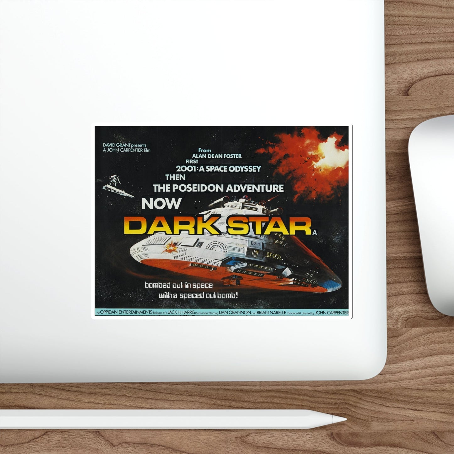 DARK STAR 1974 Movie Poster STICKER Vinyl Die-Cut Decal-The Sticker Space