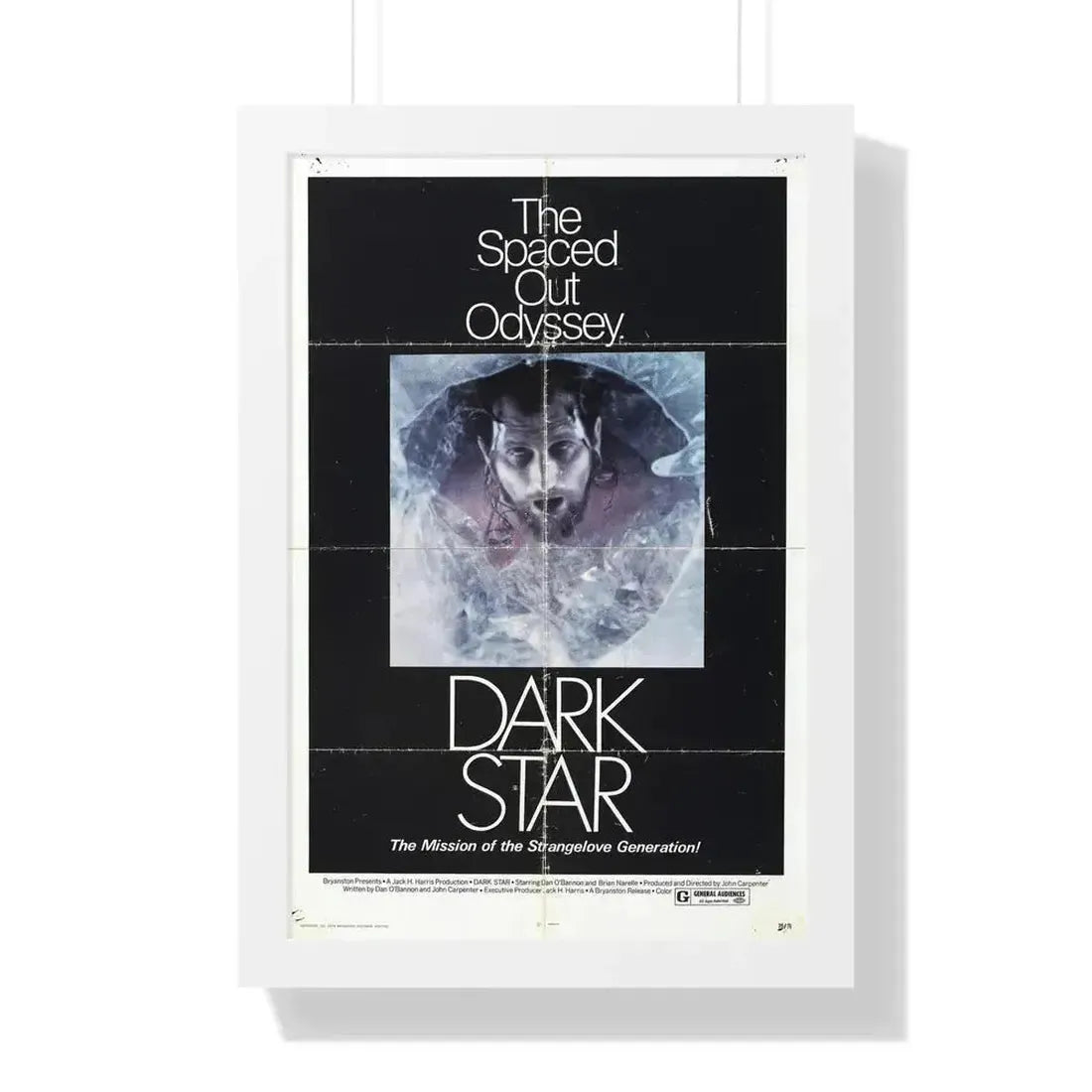 DARK STAR (2) 1974 - Framed Movie Poster 16″ x 24″ White - The Sticker Space