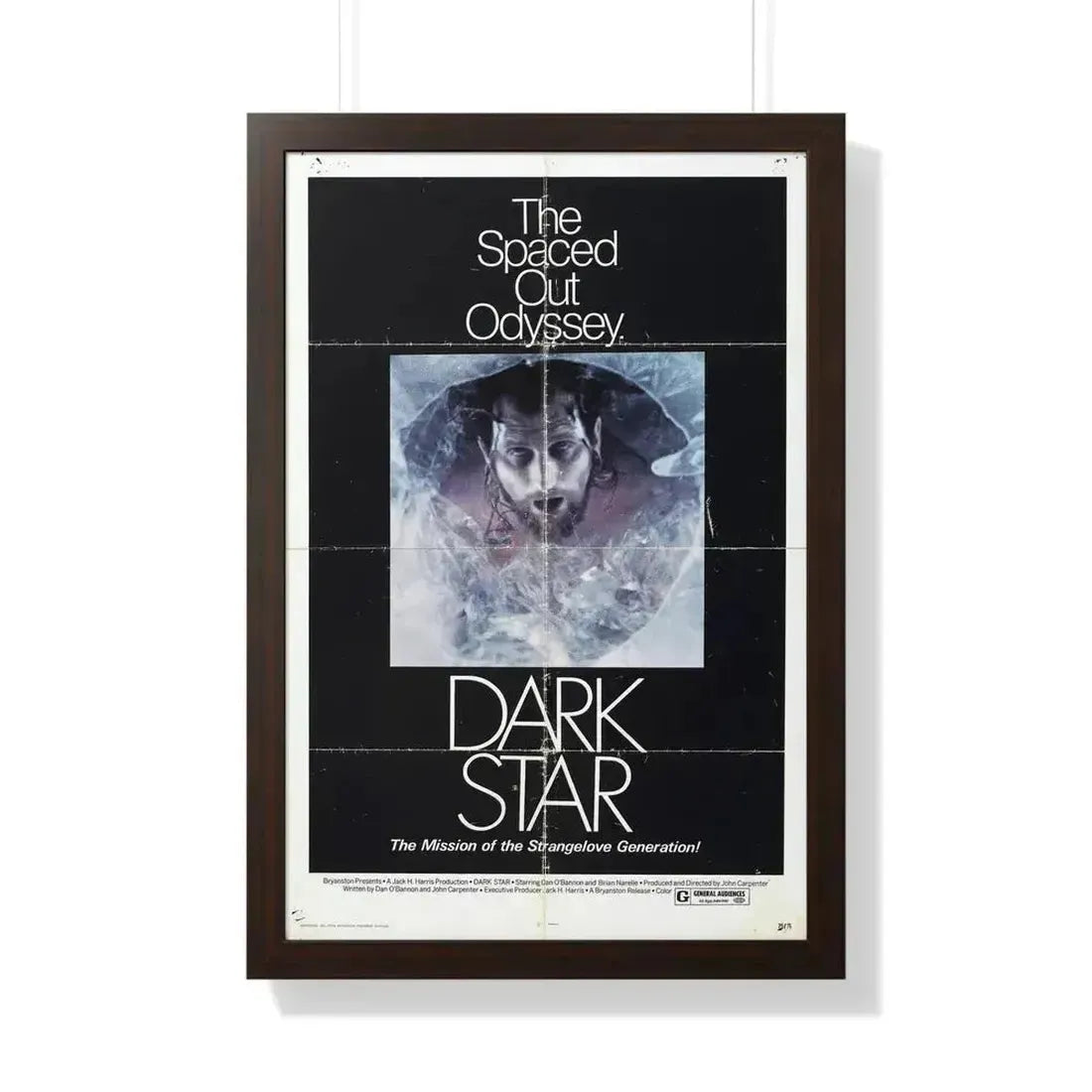 DARK STAR (2) 1974 - Framed Movie Poster 20" x 30" Walnut - The Sticker Space