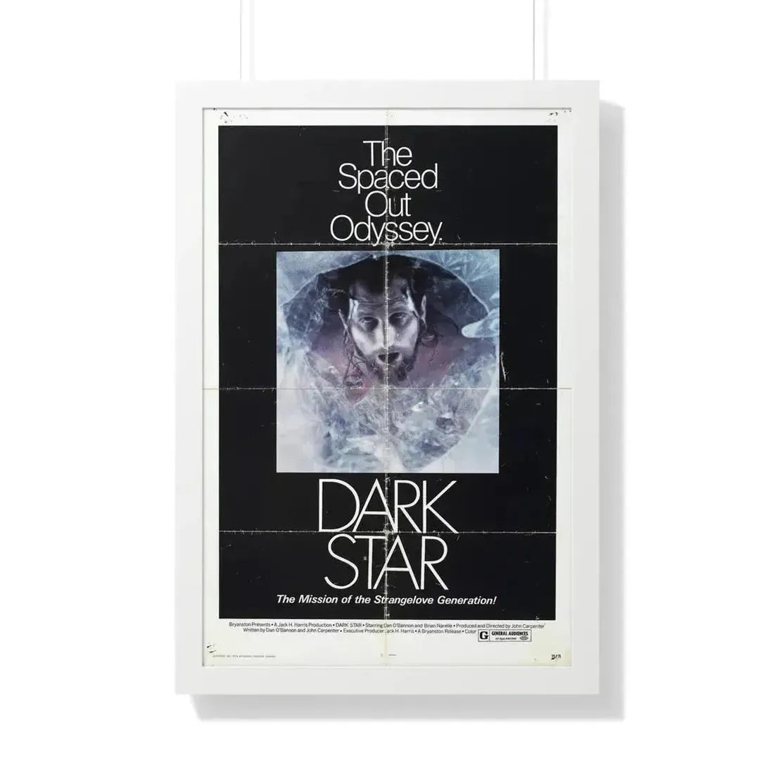 DARK STAR (2) 1974 - Framed Movie Poster 20" x 30" White - The Sticker Space