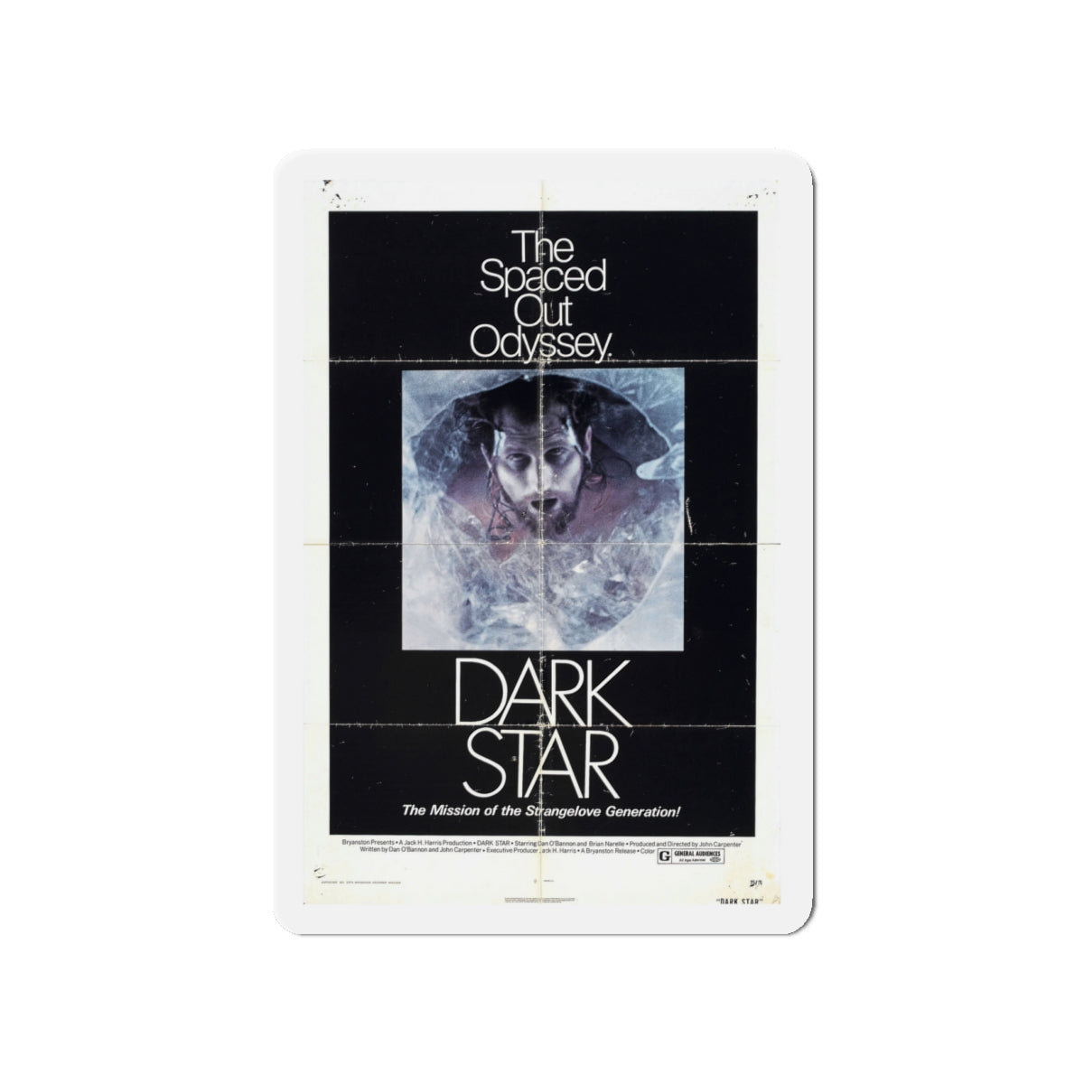 DARK STAR (2) 1974 Movie Poster - Die-Cut Magnet-4" x 4"-The Sticker Space