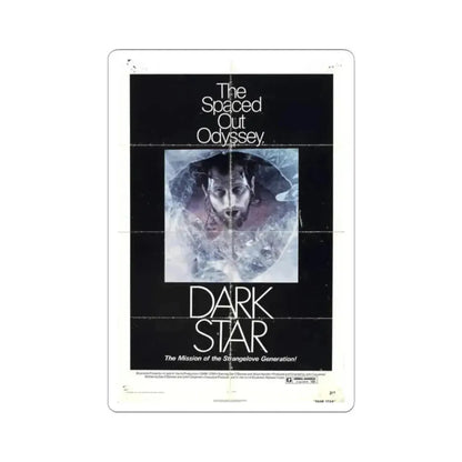 DARK STAR (2) 1974 Movie Poster - STICKER Vinyl Kiss-Cut Decal 2 Inch White - The Sticker Space