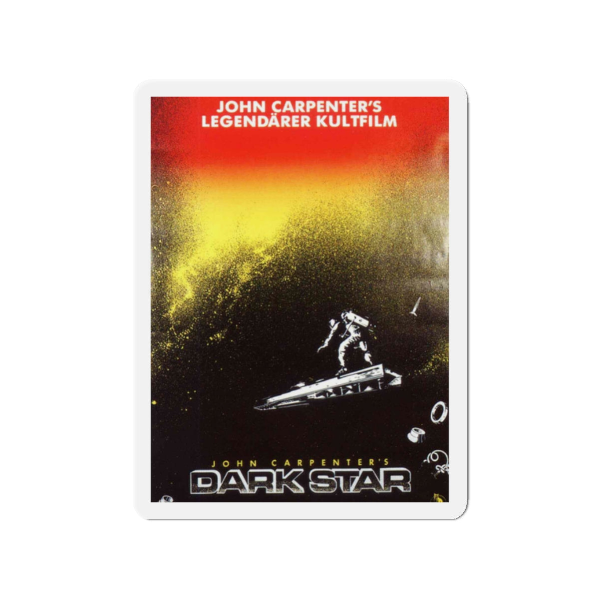 DARK STAR (4) 1974 Movie Poster - Die-Cut Magnet-2" x 2"-The Sticker Space