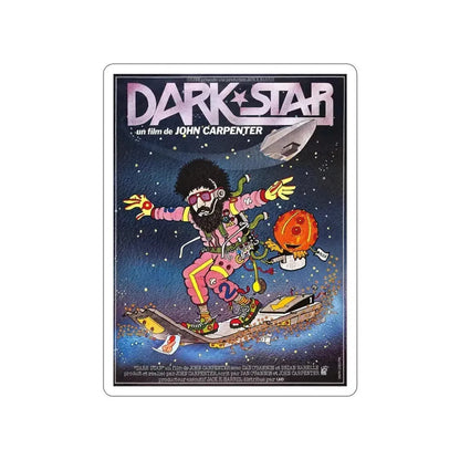 DARK STAR (FRENCH) 1974 Movie Poster STICKER Vinyl Die-Cut Decal 5 Inch - The Sticker Space