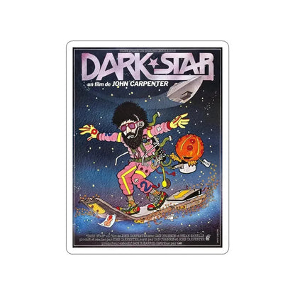 DARK STAR (FRENCH) 1974 Movie Poster STICKER Vinyl Die-Cut Decal 6 Inch - The Sticker Space