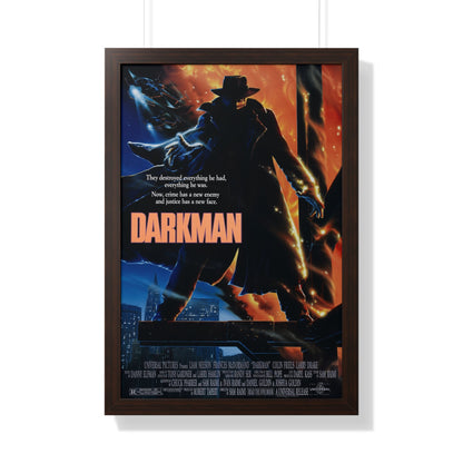 DARKMAN 1990 - Framed Movie Poster-20" x 30"-The Sticker Space