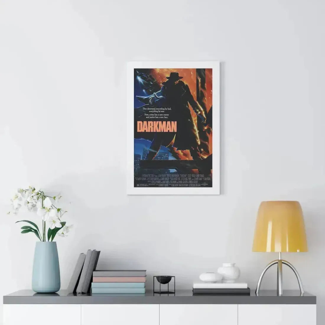 DARKMAN 1990 - Framed Movie Poster - The Sticker Space