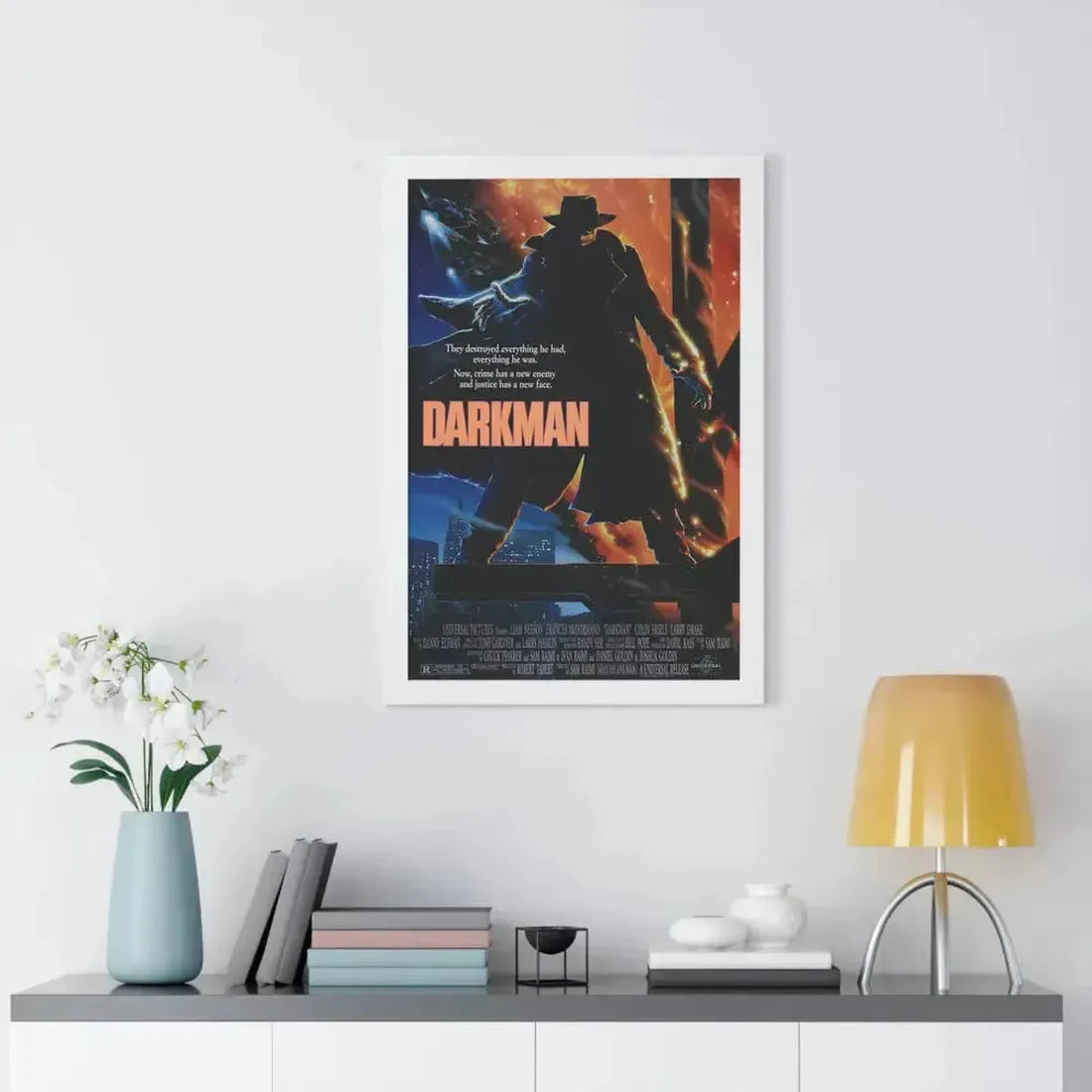 DARKMAN 1990 - Framed Movie Poster - The Sticker Space
