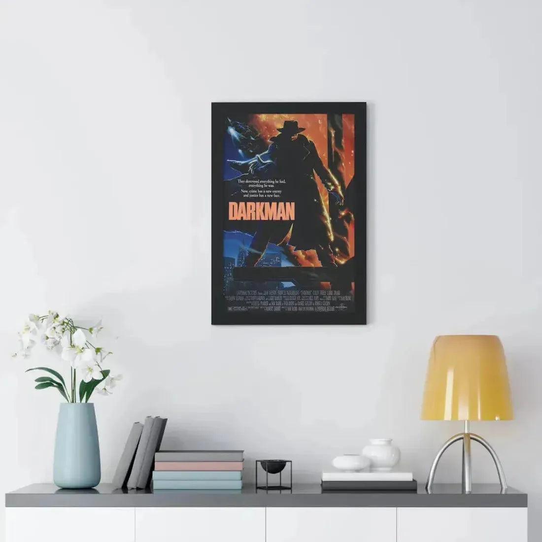 DARKMAN 1990 - Framed Movie Poster - The Sticker Space