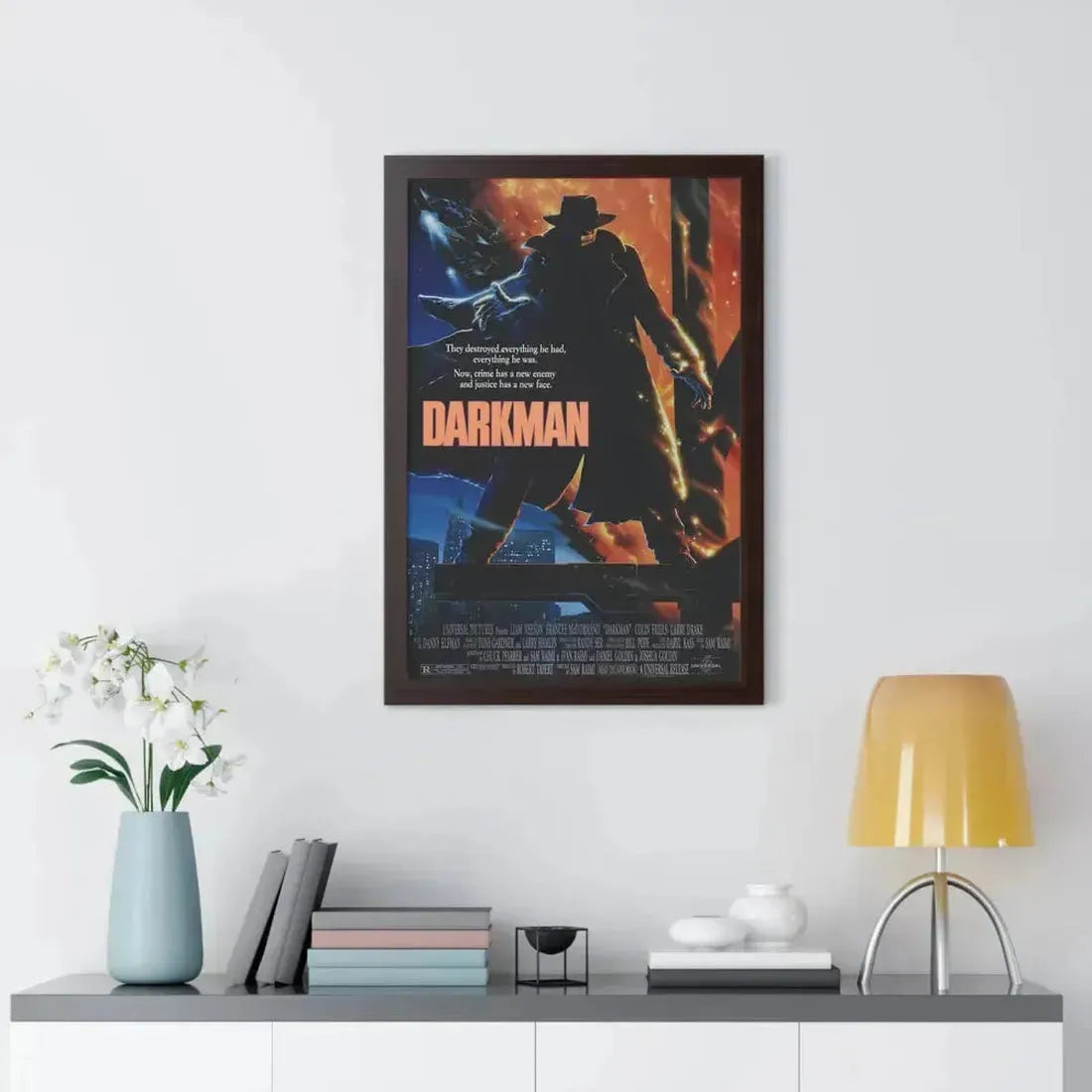 DARKMAN 1990 - Framed Movie Poster - The Sticker Space
