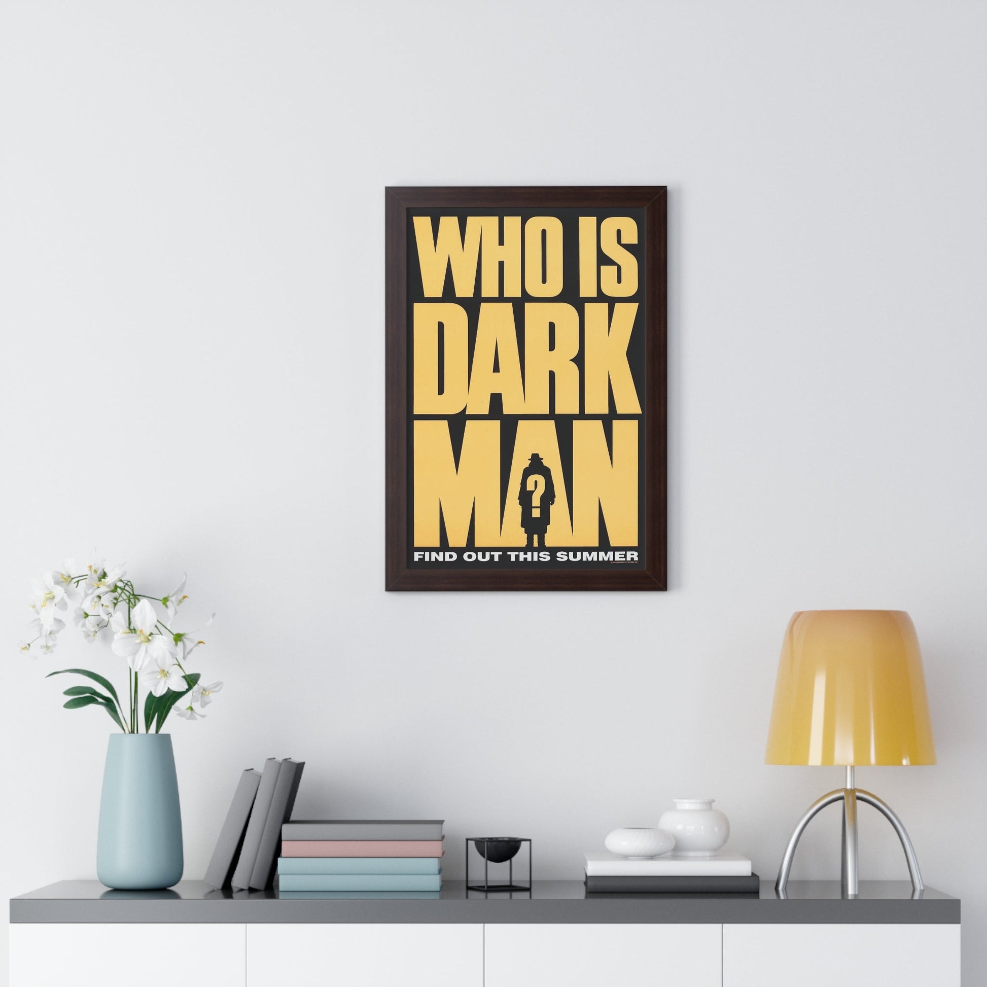 DARKMAN (TEASER) 1990 - Framed Movie Poster-The Sticker Space