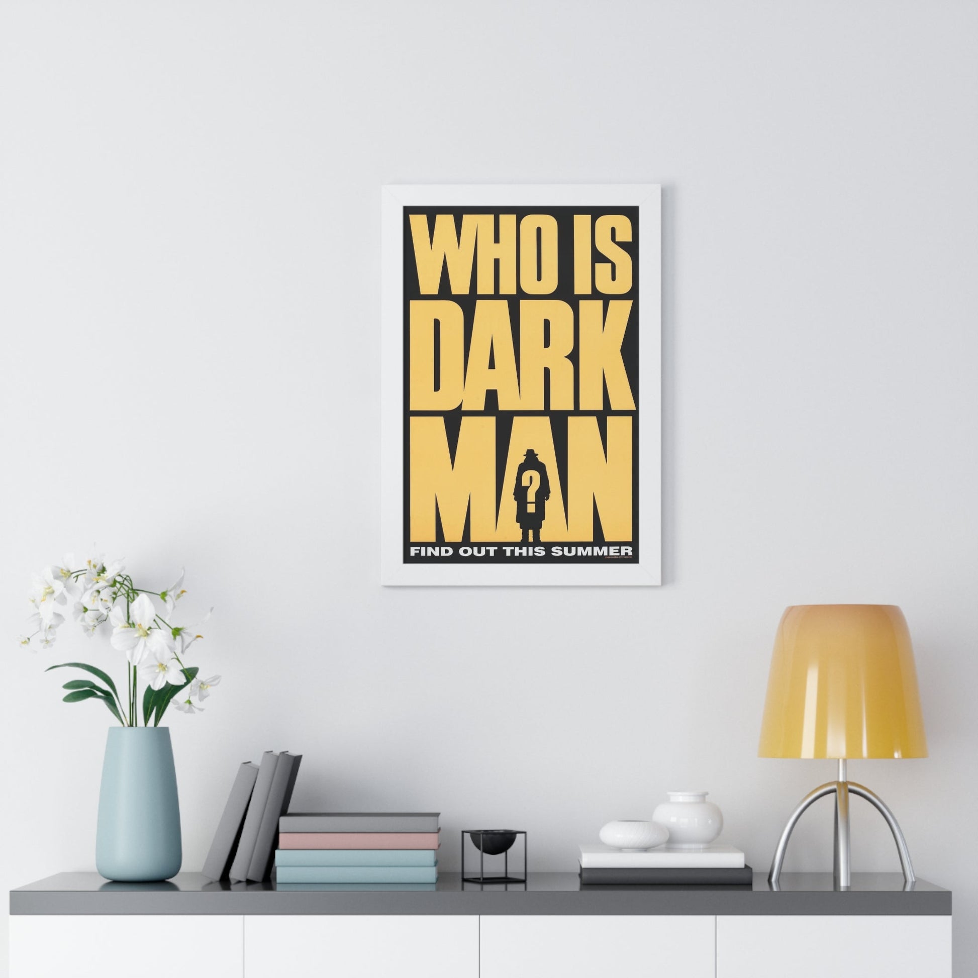 DARKMAN (TEASER) 1990 - Framed Movie Poster-The Sticker Space