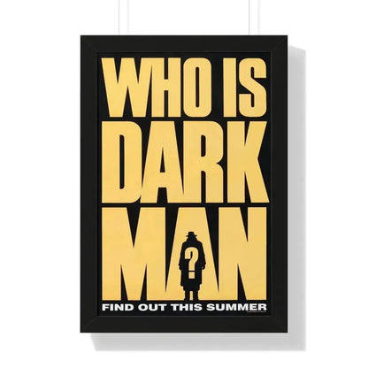 DARKMAN (TEASER) 1990 - Framed Movie Poster 16″ x 24″ Black - The Sticker Space