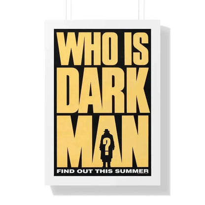 DARKMAN (TEASER) 1990 - Framed Movie Poster 16″ x 24″ White - The Sticker Space