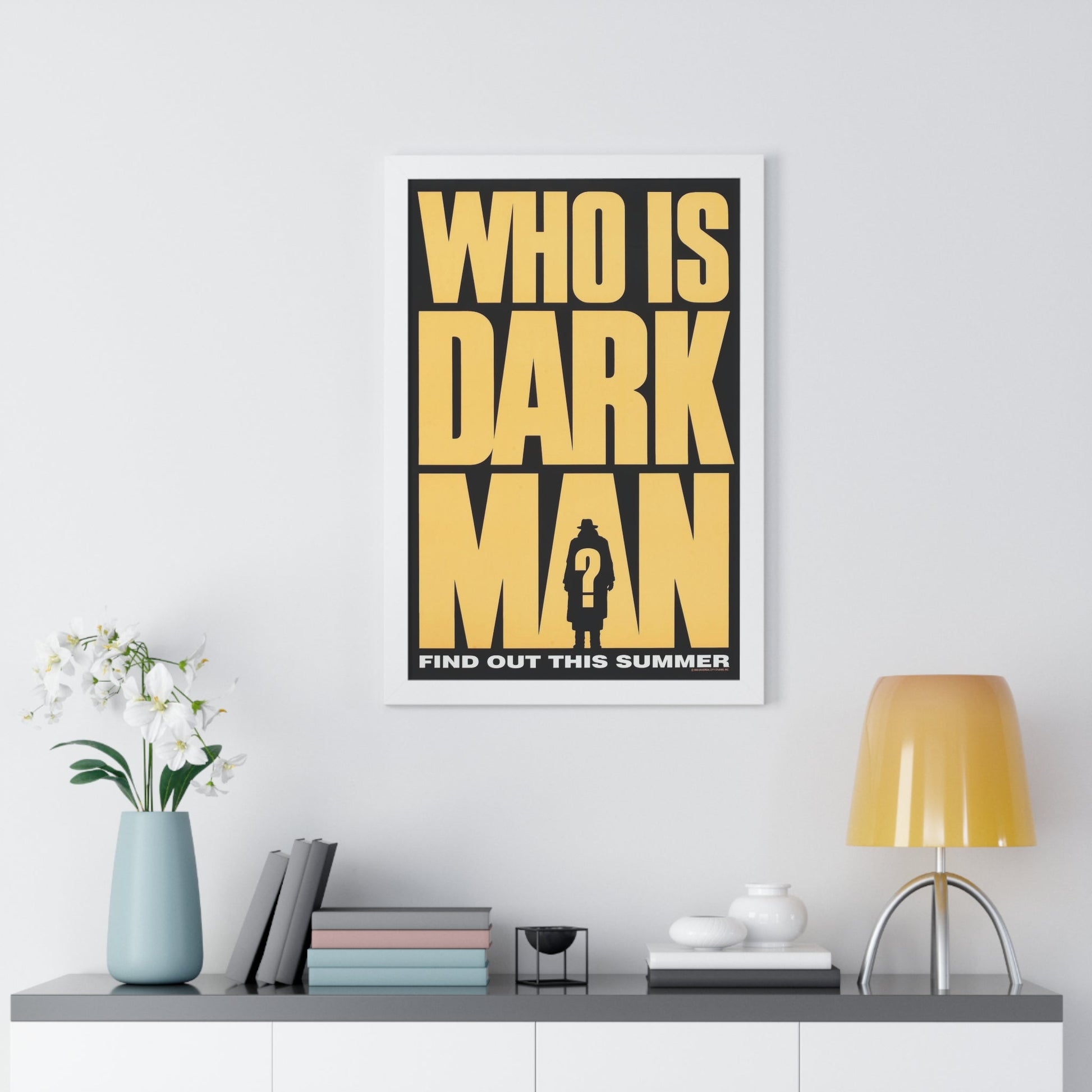 DARKMAN (TEASER) 1990 - Framed Movie Poster-The Sticker Space