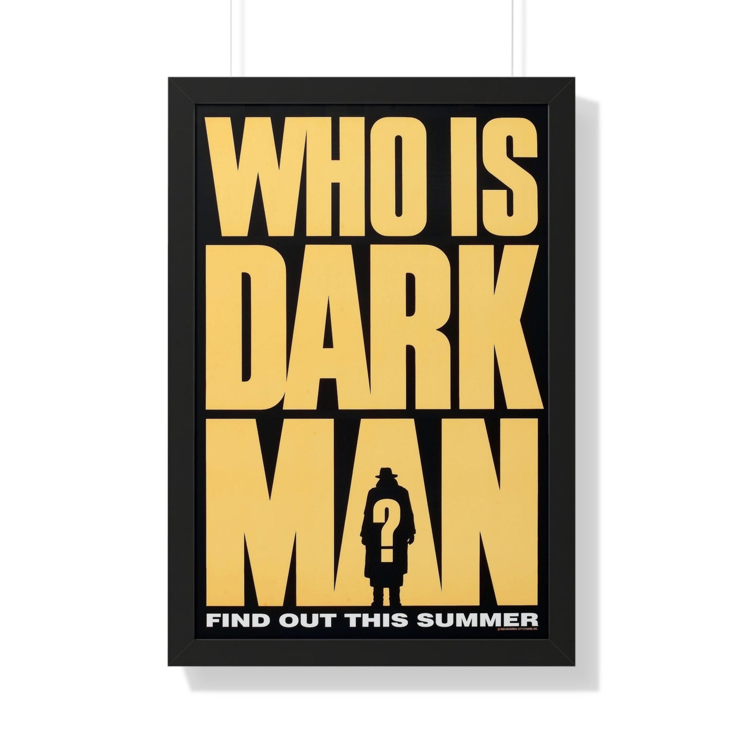 DARKMAN (TEASER) 1990 - Framed Movie Poster-20" x 30"-The Sticker Space