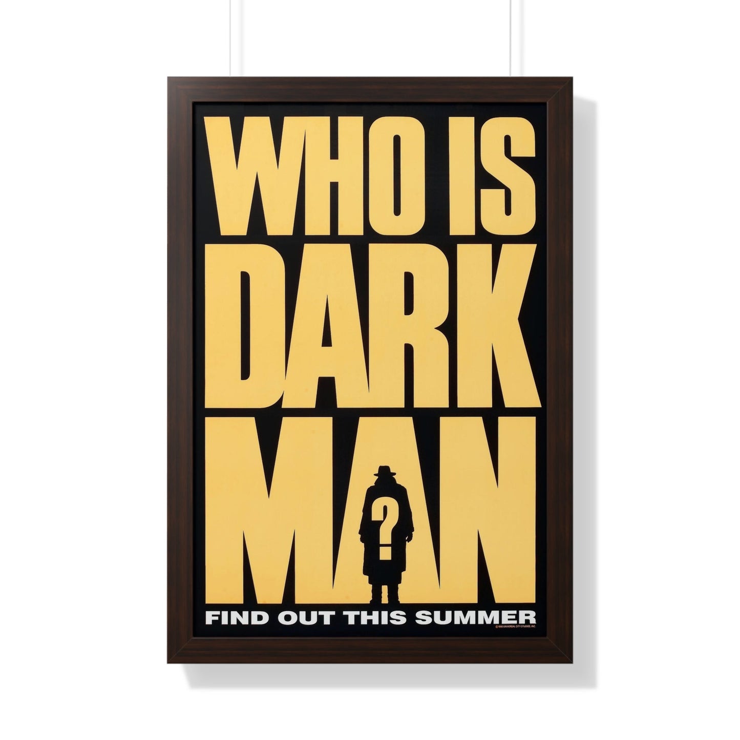 DARKMAN (TEASER) 1990 - Framed Movie Poster-20" x 30"-The Sticker Space