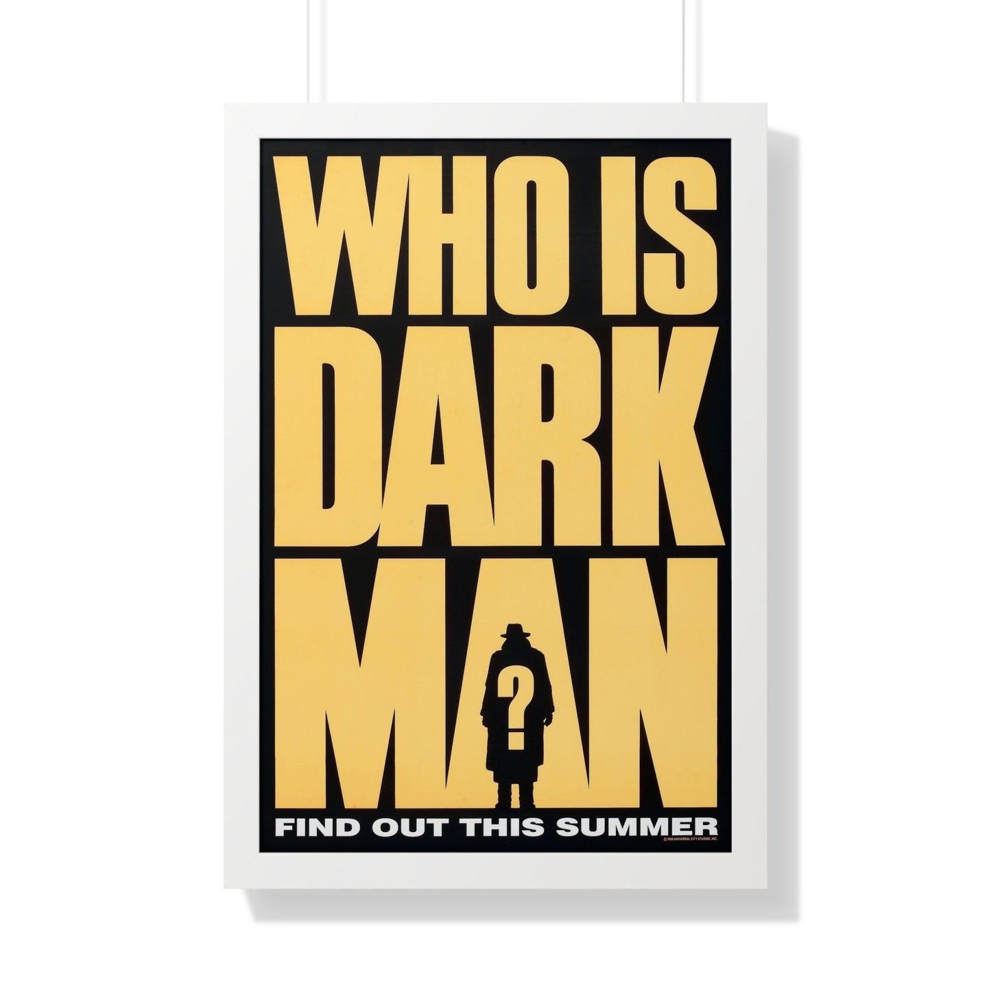 DARKMAN (TEASER) 1990 - Framed Movie Poster-20" x 30"-The Sticker Space