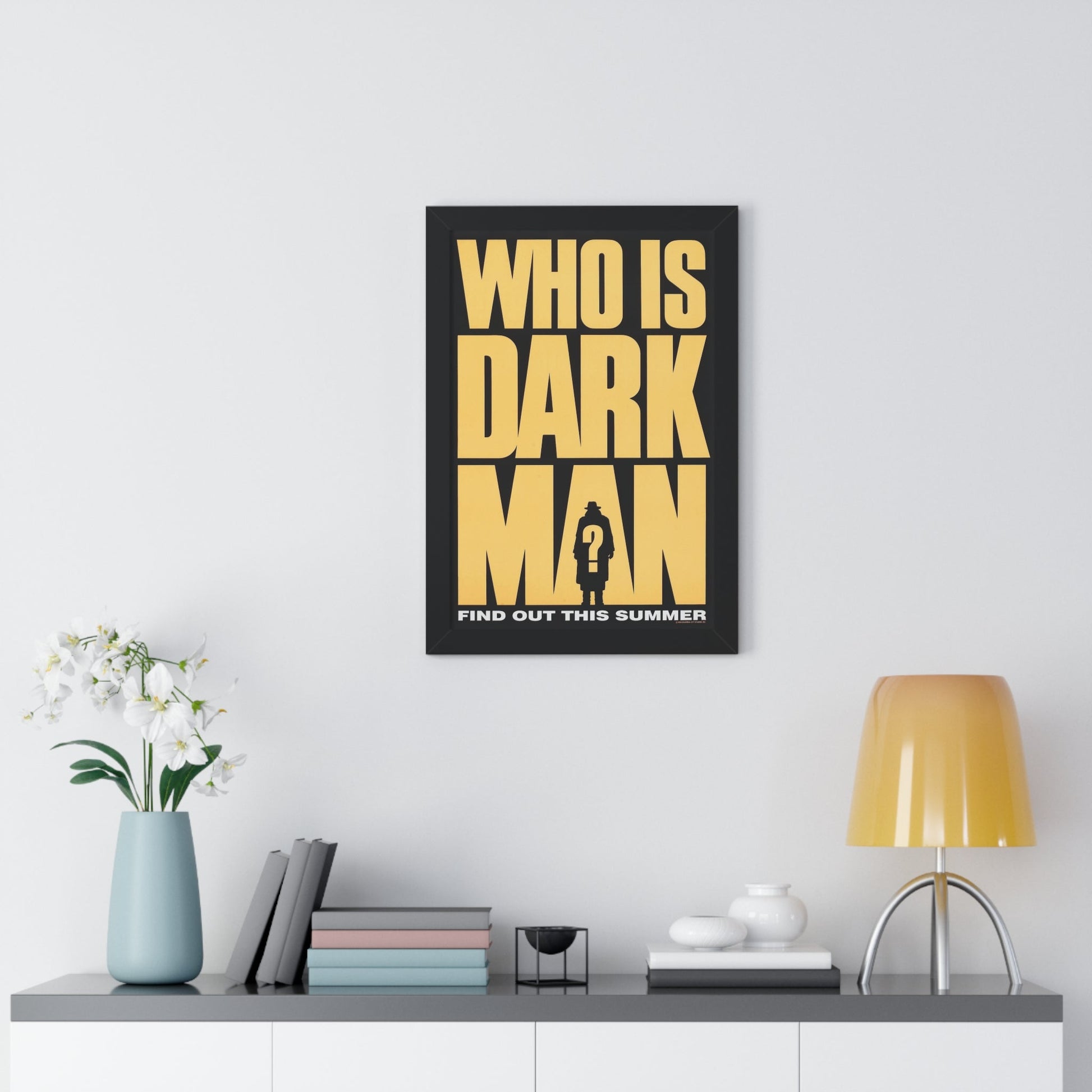 DARKMAN (TEASER) 1990 - Framed Movie Poster-The Sticker Space