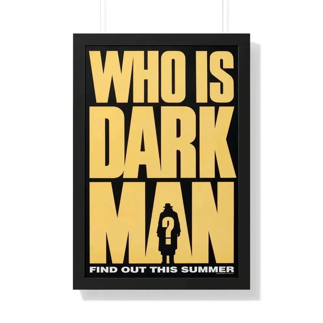 DARKMAN (TEASER) 1990 - Framed Movie Poster - The Sticker Space
