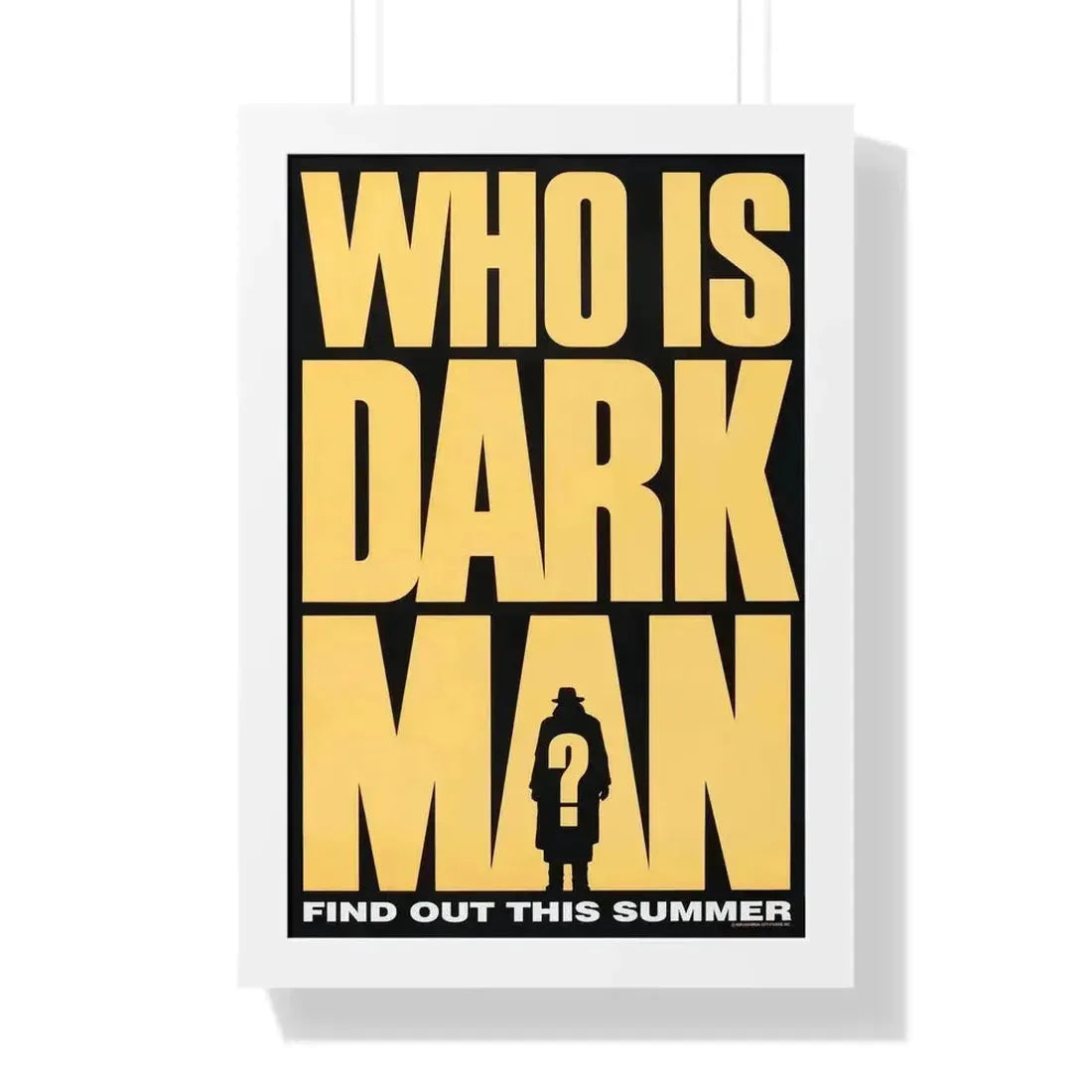 DARKMAN (TEASER) 1990 - Framed Movie Poster - The Sticker Space