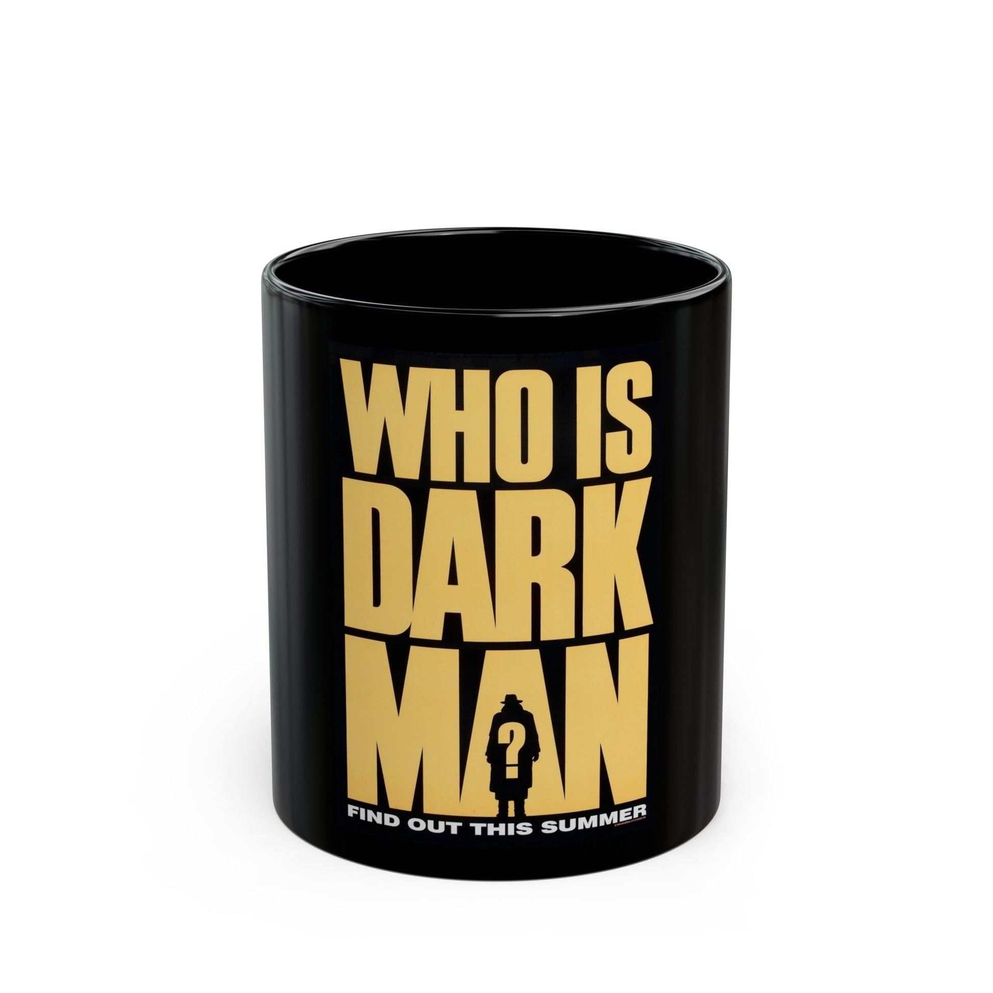 DARKMAN (TEASER) 1990 Movie Poster - Black Coffee Mug-11oz-The Sticker Space