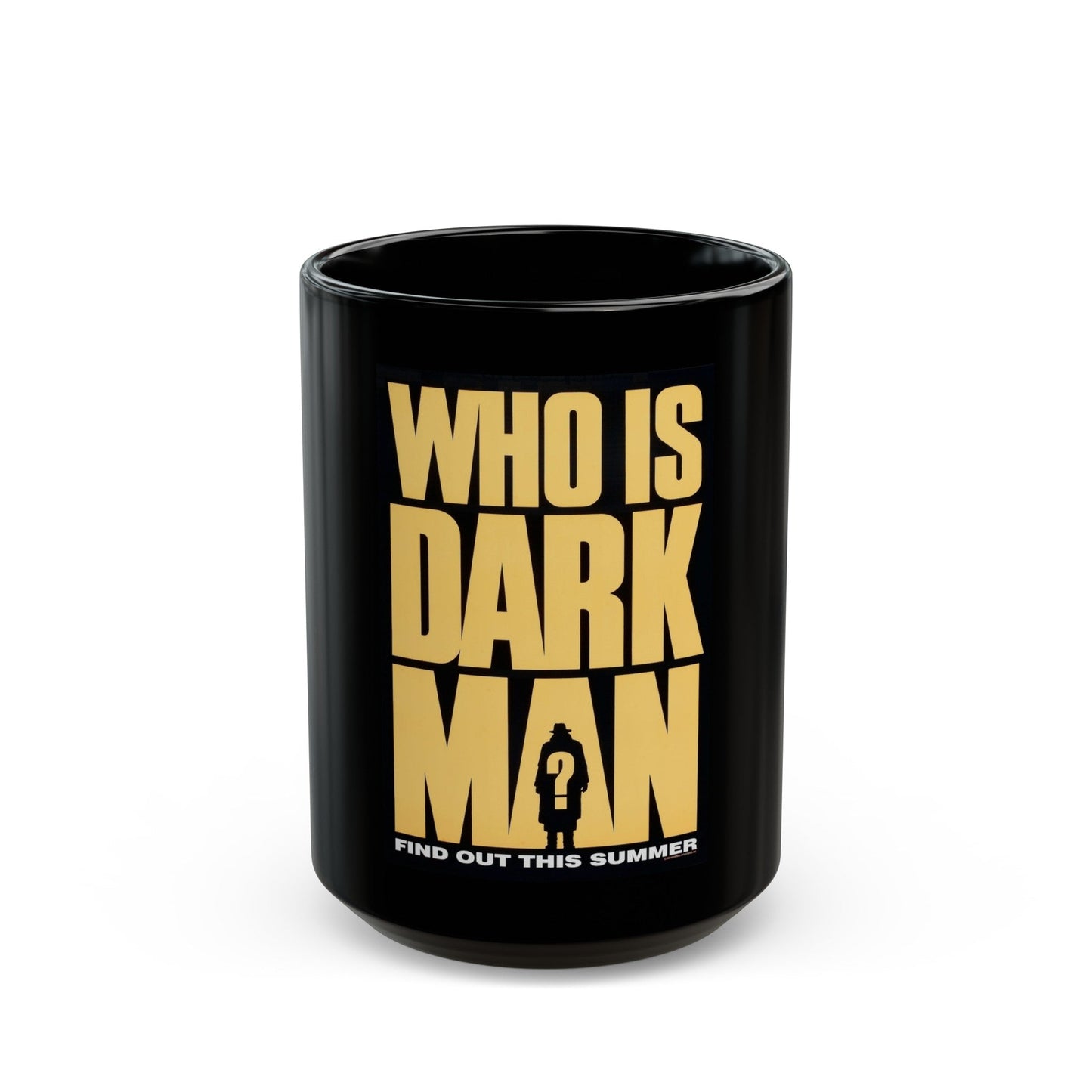 DARKMAN (TEASER) 1990 Movie Poster - Black Coffee Mug-15oz-The Sticker Space