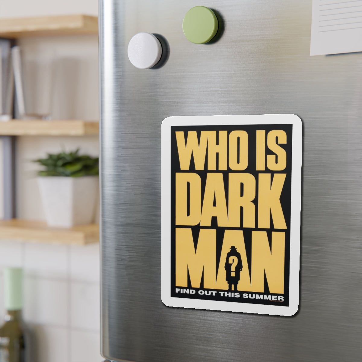 DARKMAN (TEASER) 1990 Movie Poster - Die-Cut Magnet-The Sticker Space