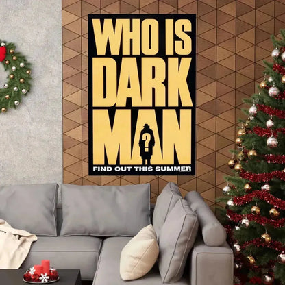 DARKMAN (TEASER) 1990 - Paper Movie Poster - The Sticker Space