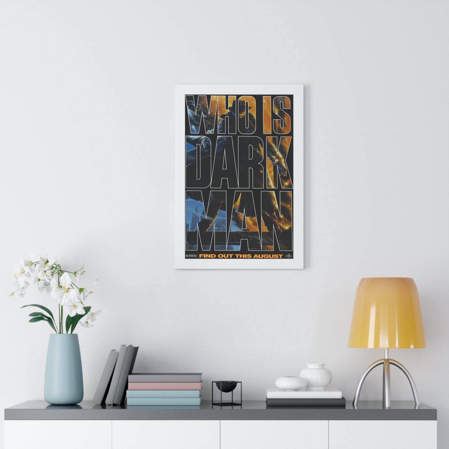 DARKMAN (TEASER 2) 1990 - Framed Movie Poster-The Sticker Space