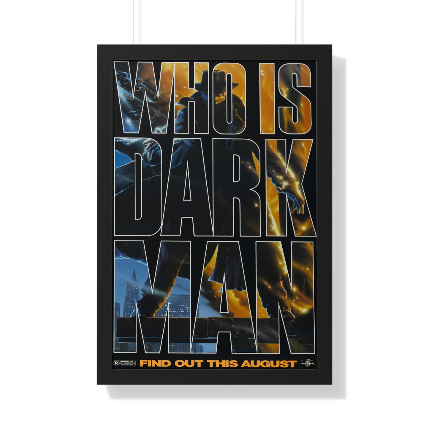 DARKMAN (TEASER 2) 1990 - Framed Movie Poster-20" x 30"-The Sticker Space