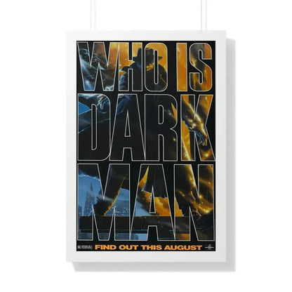 DARKMAN (TEASER 2) 1990 - Framed Movie Poster - The Sticker Space