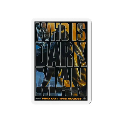 DARKMAN (TEASER 2) 1990 Movie Poster - Refrigerator Magnet 6 Inch - The Sticker Space