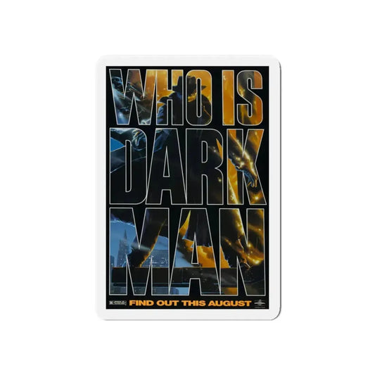 DARKMAN (TEASER 2) 1990 Movie Poster - Refrigerator Magnet 6 Inch - The Sticker Space