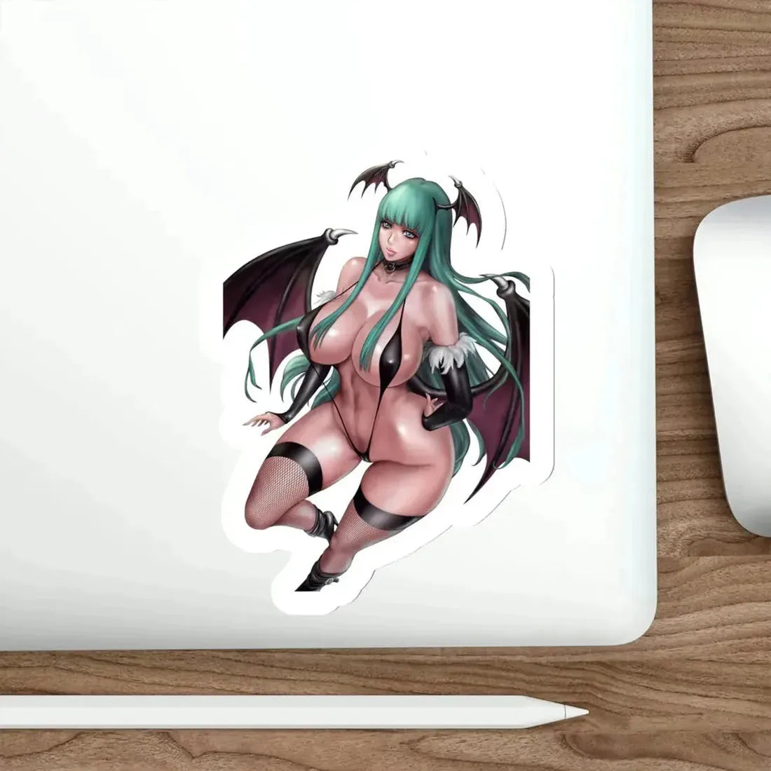 Darkstalkers - Morrigan Aensland (Anime/Ecchi/Waifu) STICKER Vinyl Die-Cut Decal - The Sticker Space