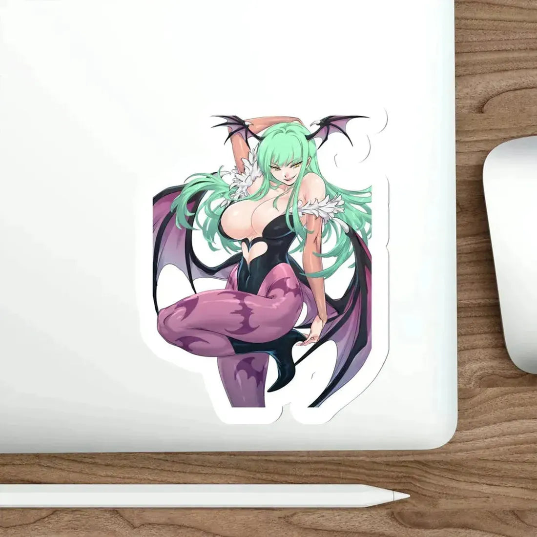 Darkstalkers - Morrigan Aensland v2 (Anime/Ecchi/Waifu) STICKER Vinyl Die-Cut Decal - The Sticker Space