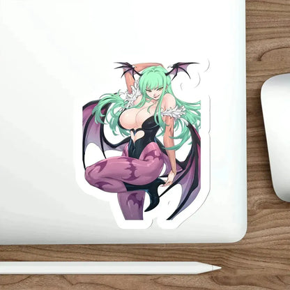 Darkstalkers - Morrigan Aensland v2 (Anime/Ecchi/Waifu) STICKER Vinyl Die-Cut Decal - The Sticker Space