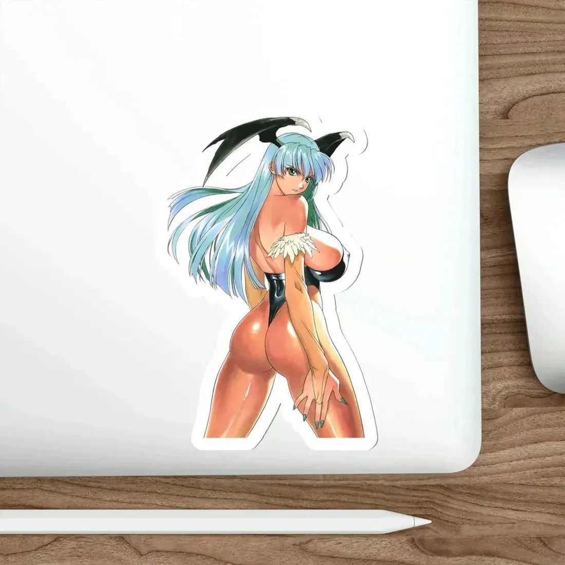 Darkstalkers - Morrigan Aensland v3 (Anime/Ecchi/Waifu) STICKER Vinyl Die-Cut Decal - The Sticker Space